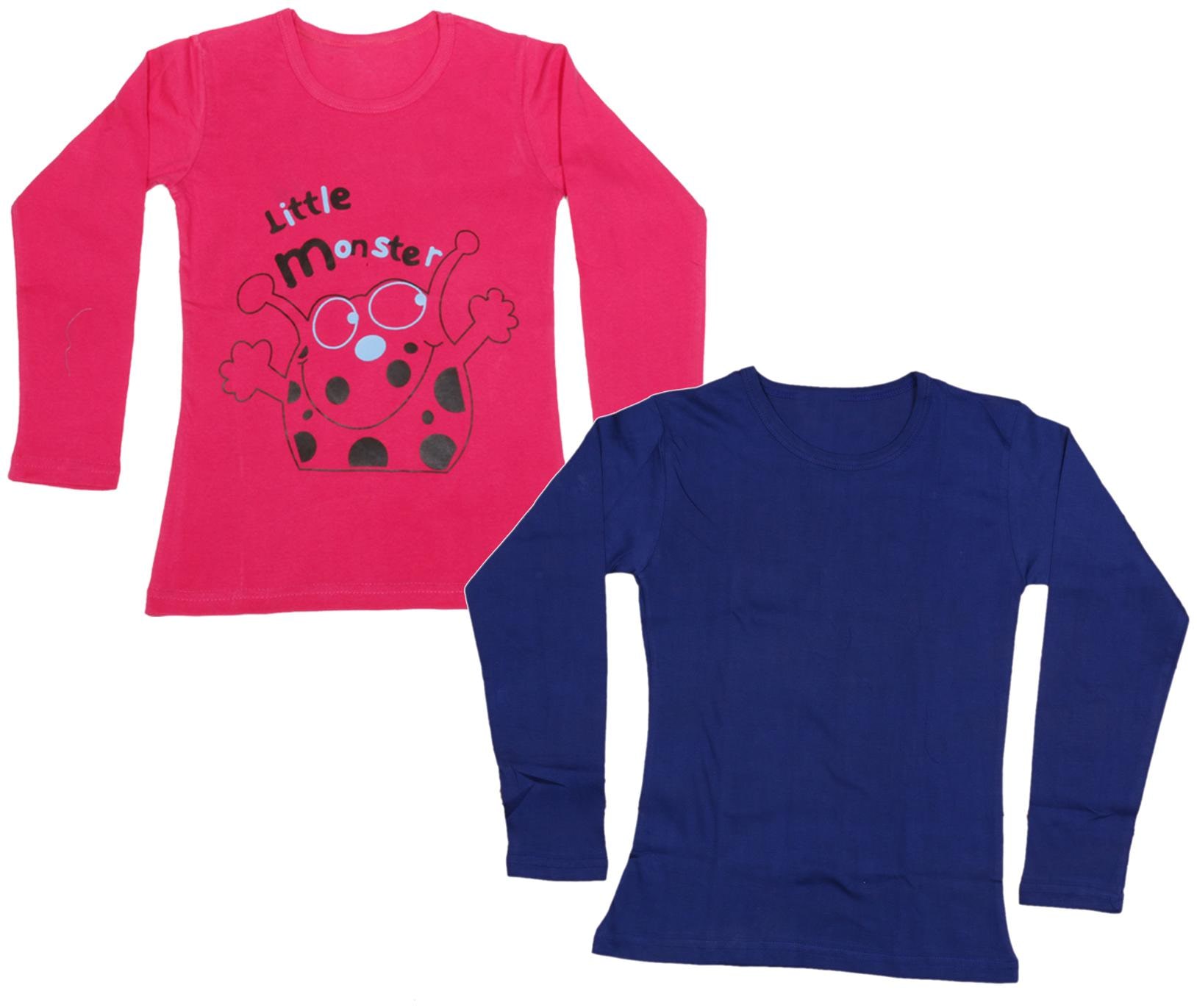 

Indiweaves Girl Cotton Printed T shirt - Multi
