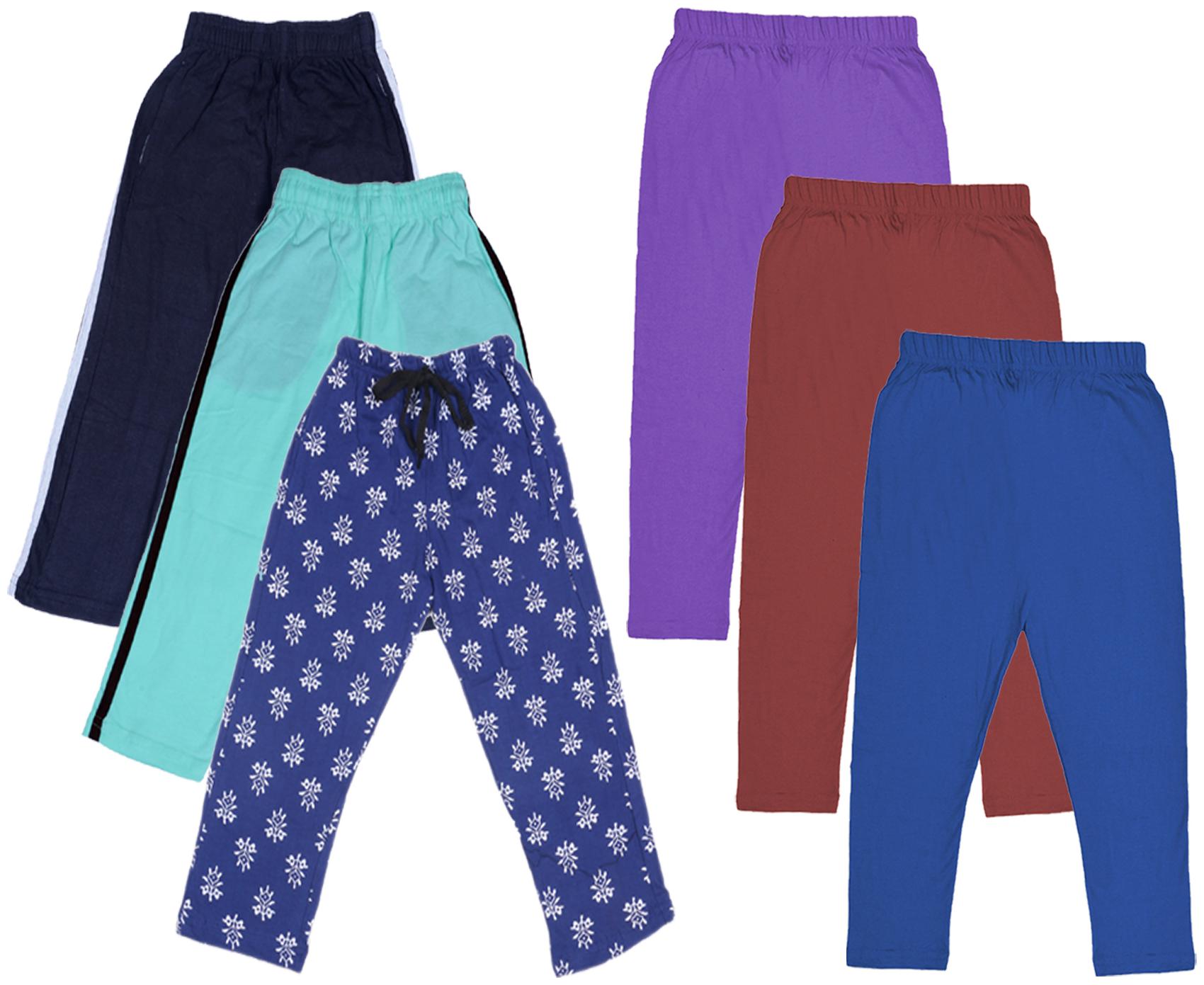 

Indiweaves Girl Cotton Solid Capri - Multi