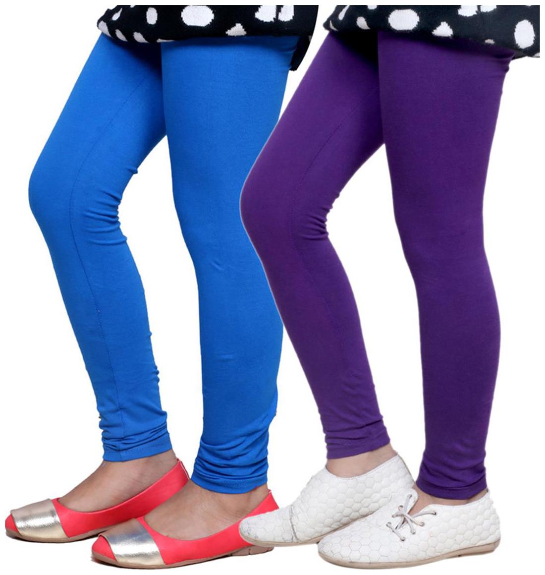 

IndiWeaves Kid s Super Soft Cotton Leggings (Set of 2)