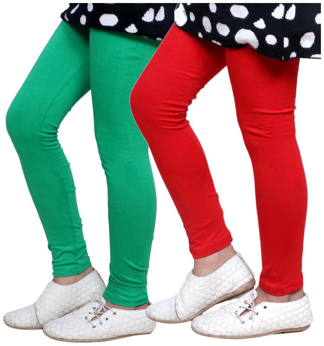 

IndiWeaves Kid s Super Soft Cotton Leggings (Set of 2)