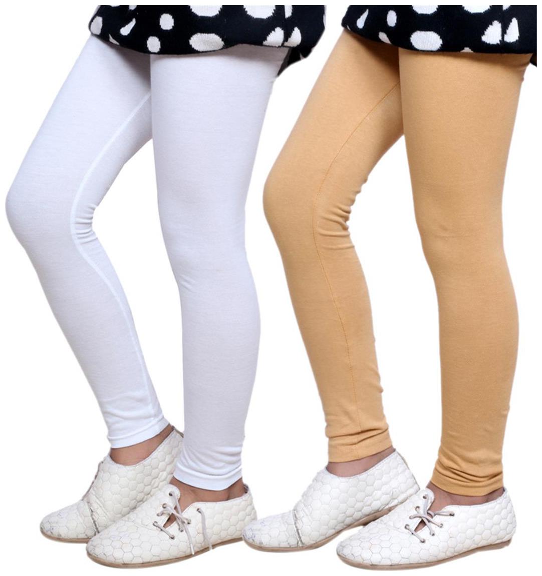 

IndiWeaves Kid s Super Soft Cotton Leggings (Set of 2)