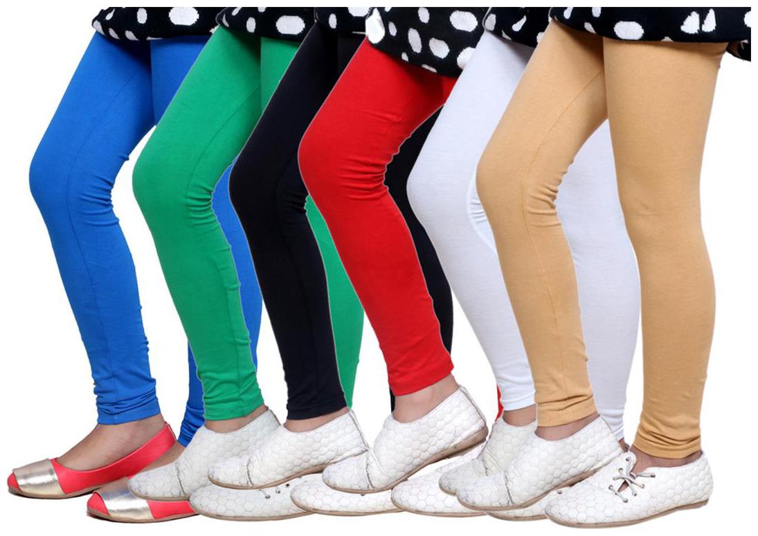 

Indiweaves Baby girl Cotton Solid Leggings - Multi