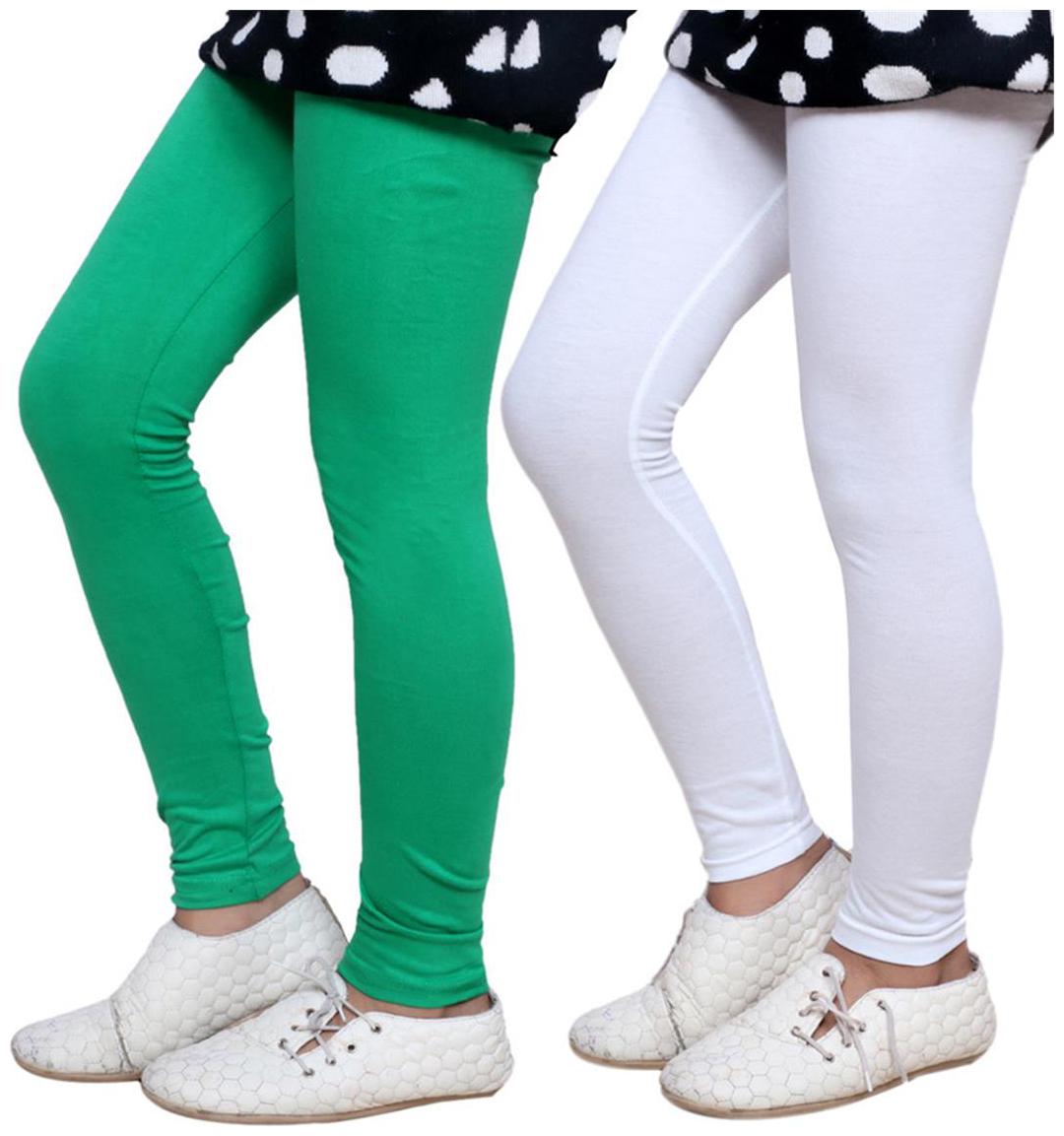 

IndiWeaves Kid s Super Soft Cotton Leggings (Set of 2)