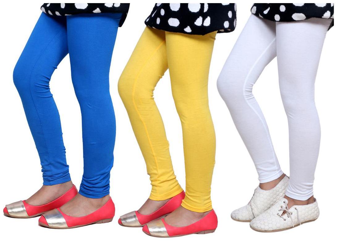

IndiWeaves Kid s Super Soft Cotton Leggings (Set of 3)