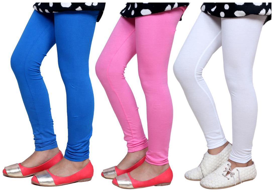 

Indiweaves Unisex Cotton Solid Leggings - Multi