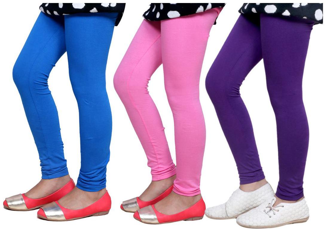

IndiWeaves Kid s Super Soft Cotton Leggings (Set of 4)