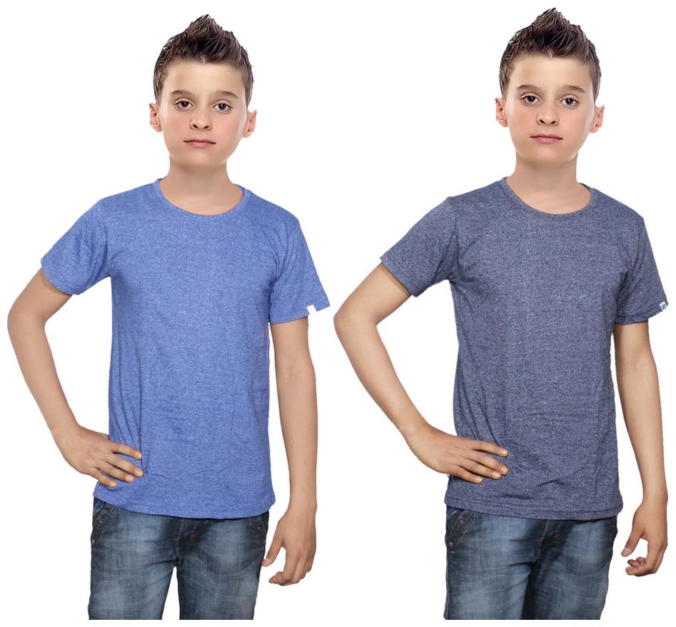 

Indiweaves Boy Cotton Solid T-shirt - Multi
