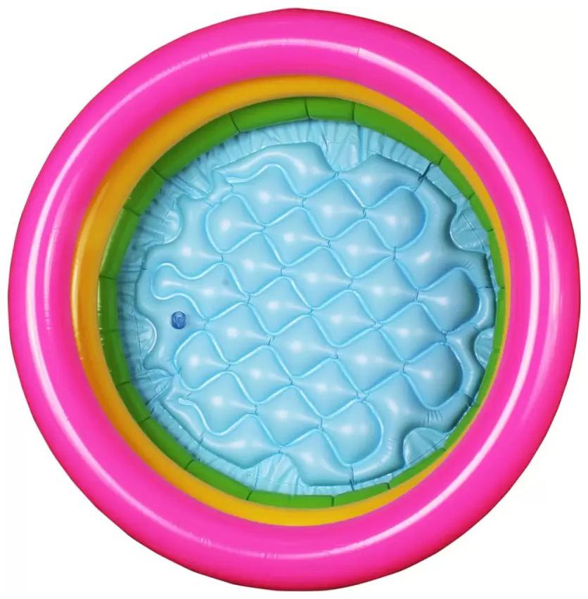 

Inflatable Baby Swimming Pool Bath Tub for kids 2Ft (1Pc) Multicolor