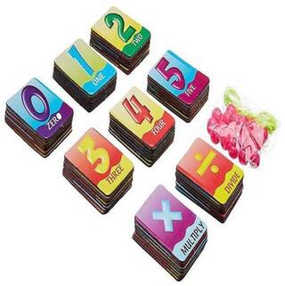 Inrange Kids Maths Builder Learning Cards Multicolor - 75 pcs