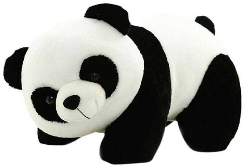 Inrange Soft Plush Baby Stuffed Panda Soft Toys /for Kids Birthday Gift/Adorable Gift for Kids Black 26 cm by Eedge Store