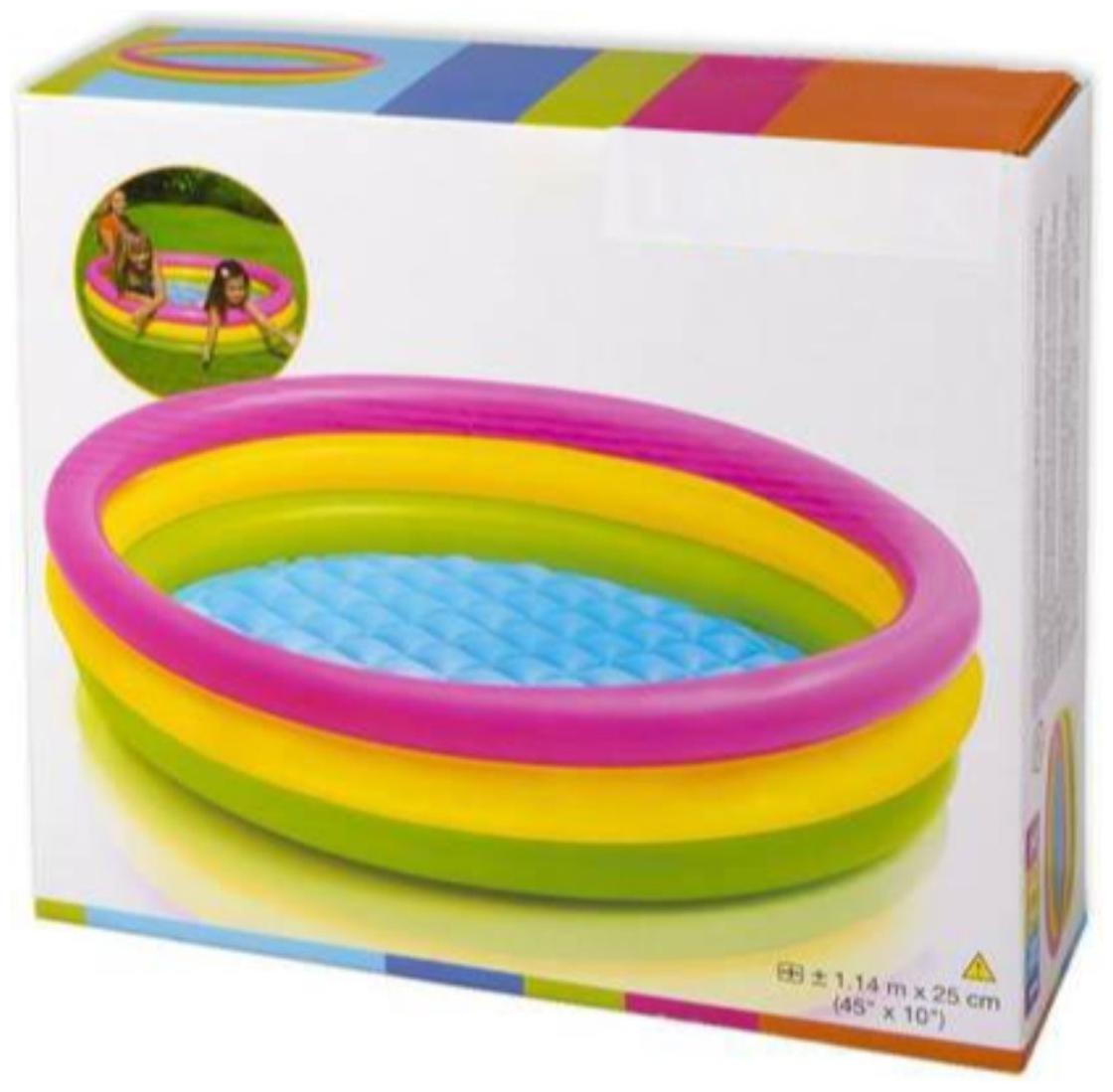 

INTEX Sunset Glow Baby Pool Inflatable Pool (Multicolor)