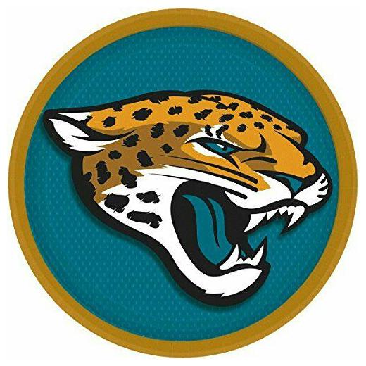 

Jacksonville Jaguar Collection 9 Round Party Plates