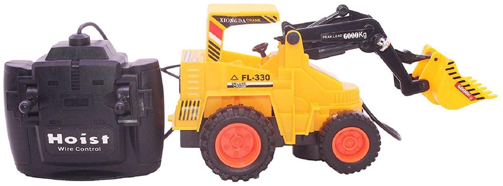

Jcb Construction Truck Toy with Wire Remote Control For Boys Girls DUDE-22