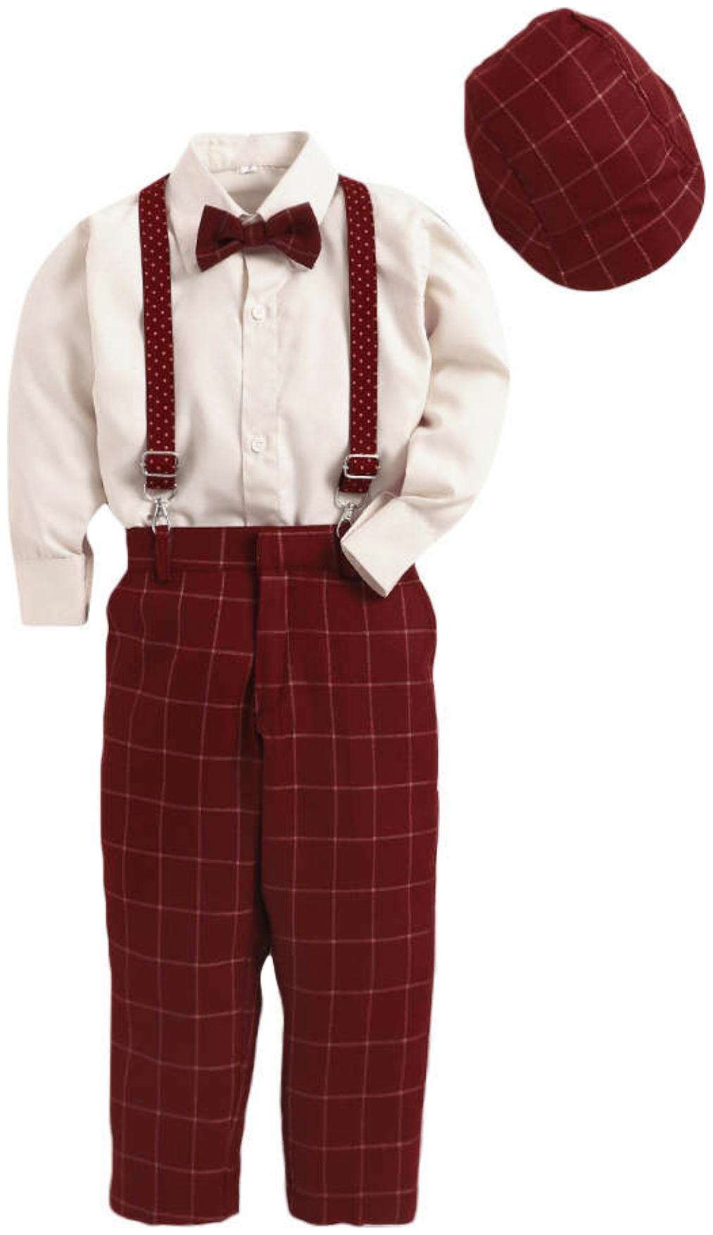 

Jeetethnics Blended Solid Top Bottom Set - Maroon White