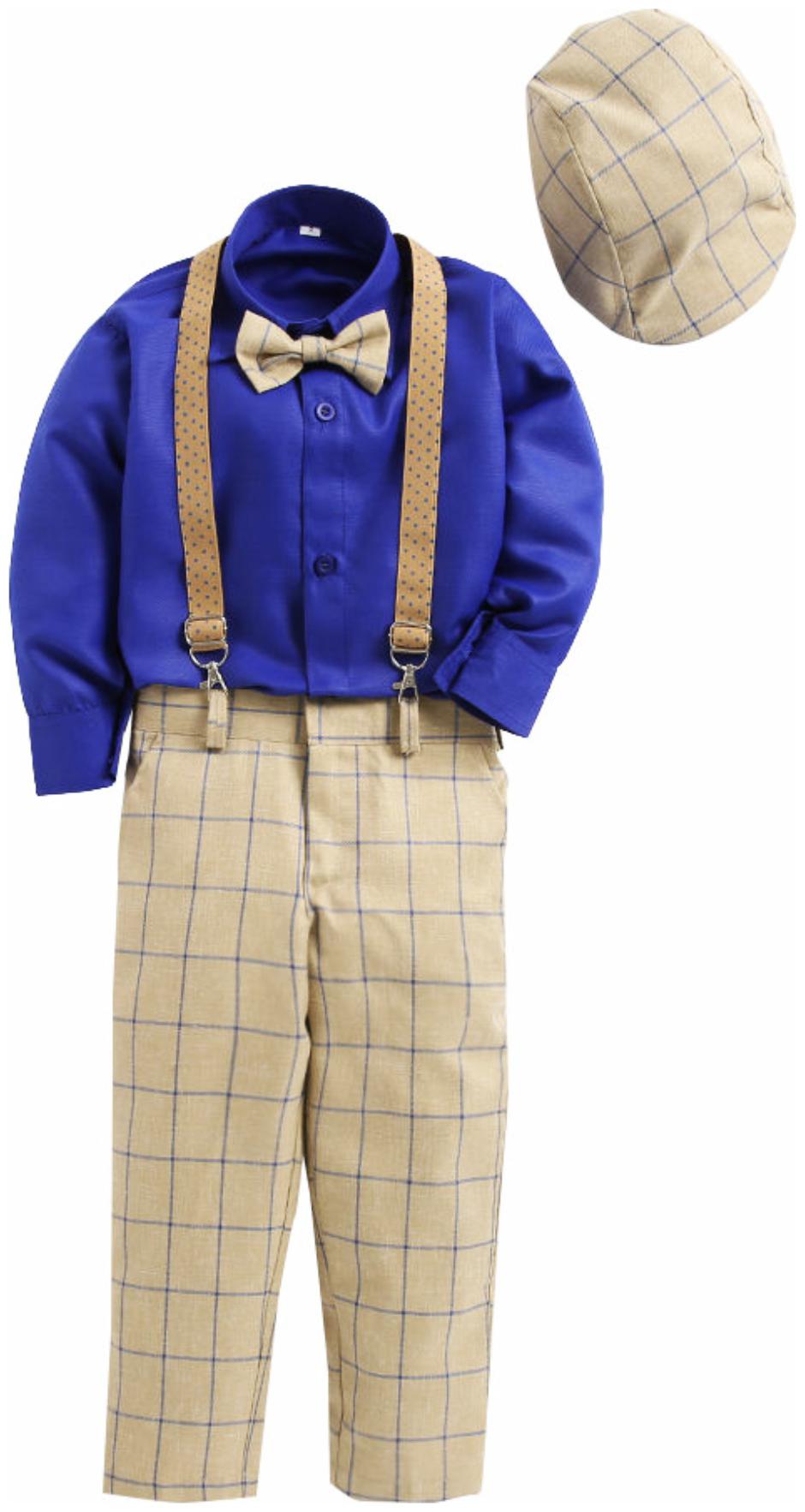 

Jeetethnics Blended Solid Top Bottom Set - Beige Blue