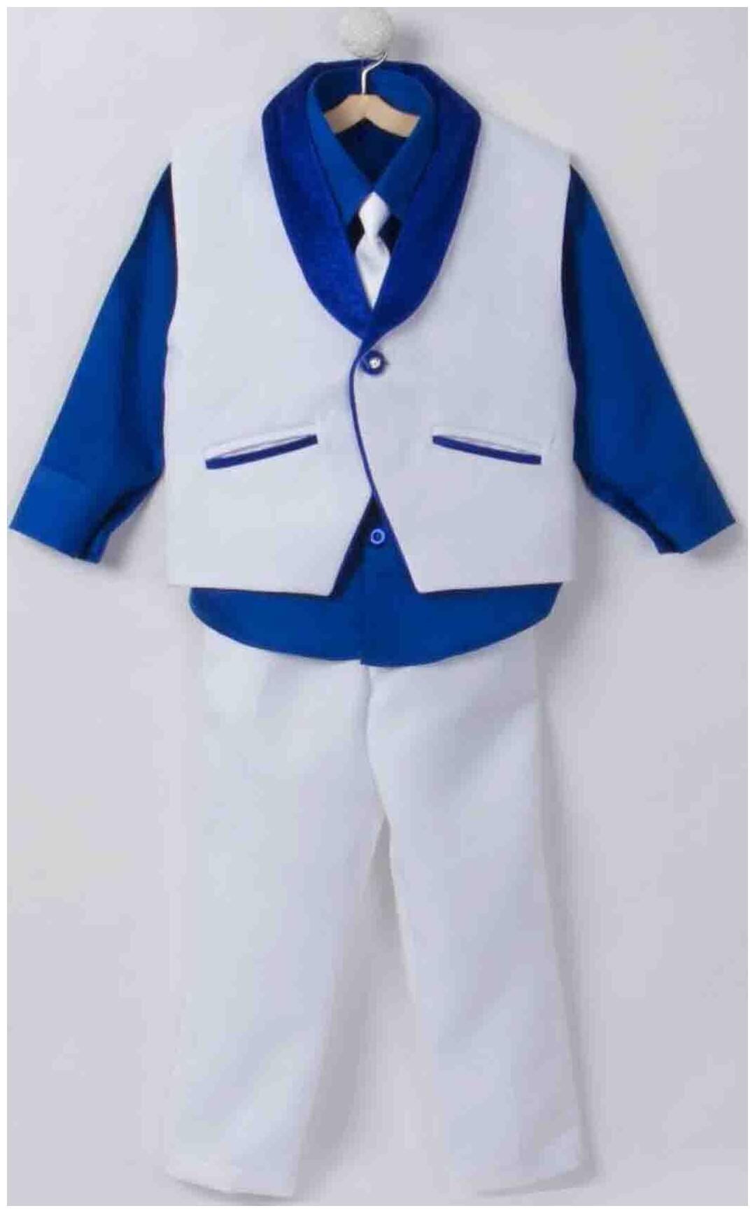 

Jeetethnics Boy Silk blend Solid Ethnic jacket - White