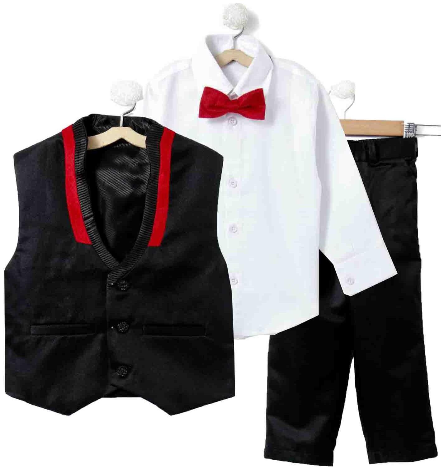 

Jeetethnics Boy Silk blend Solid Ethnic jacket - Black