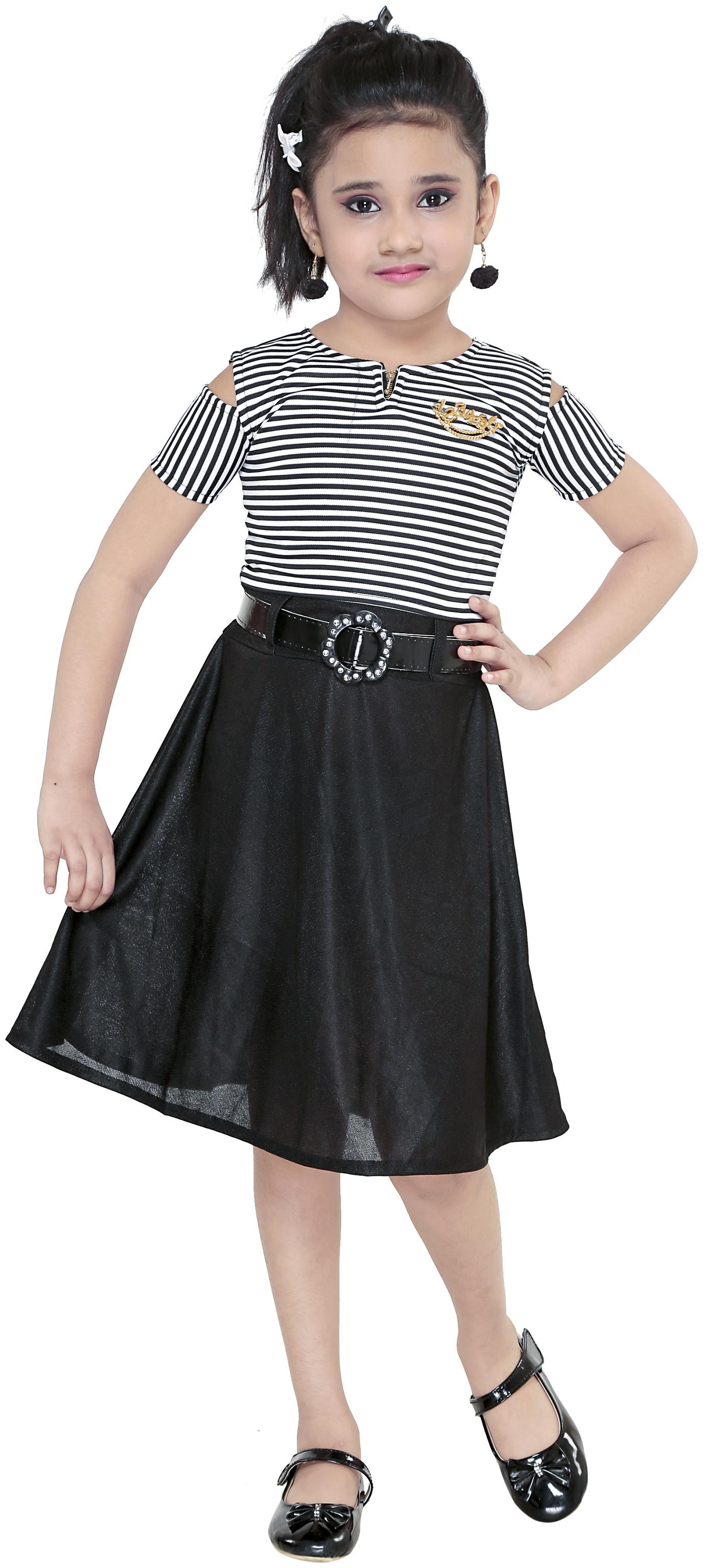 

JioFashion Black Cotton Short Sleeves Knee Length ( Pack of 1 )