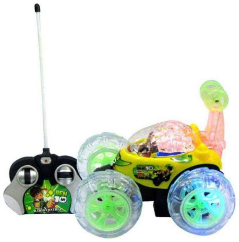 

jk int Multicolour Plastic Ben 10 Stunt Car