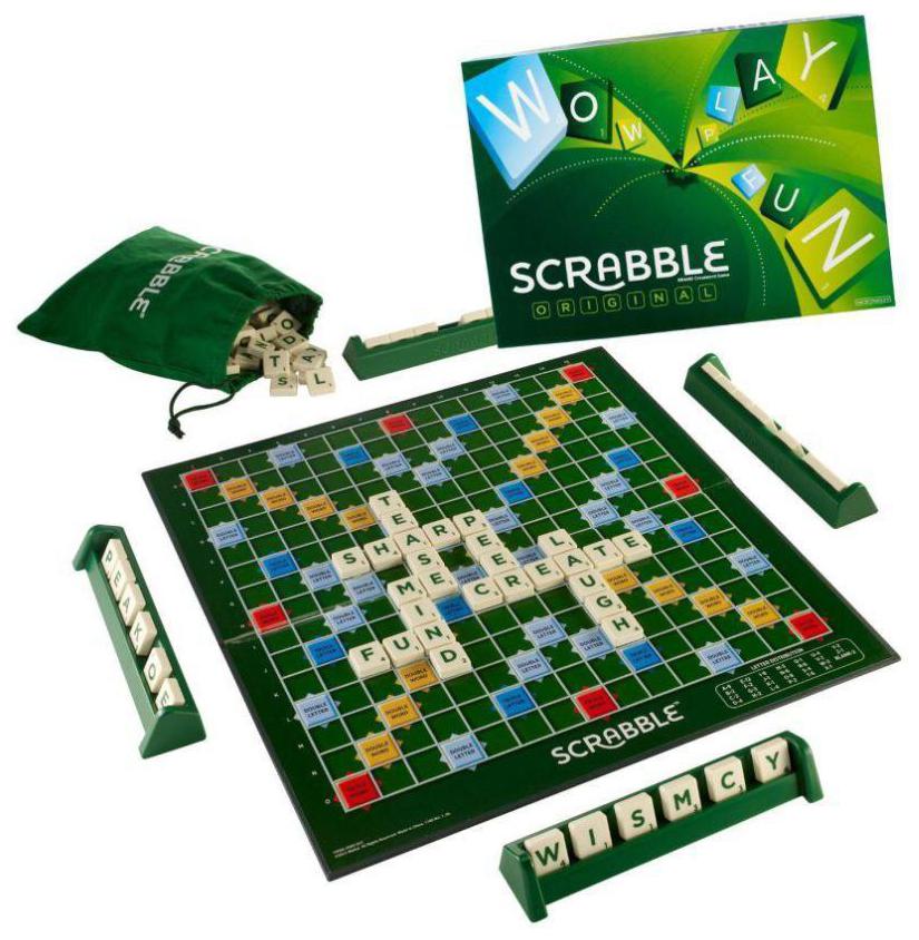 

jk int Scrabble Board Game Multi Color