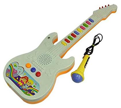

jk int White Plastic Musical Guitar