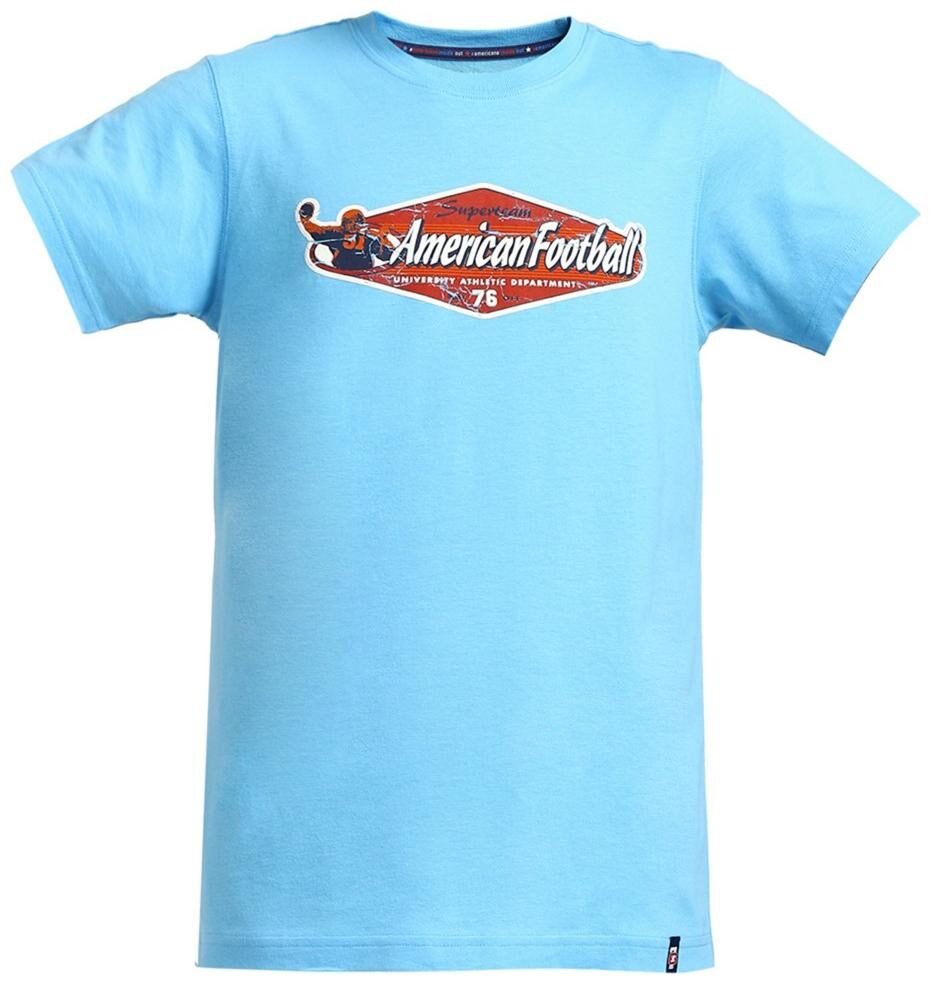 

Jockey Boy Cotton Printed T-shirt - Blue