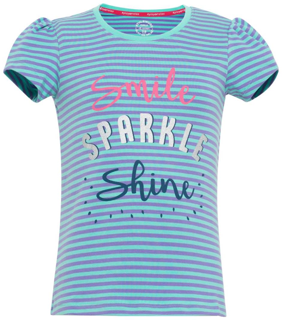 

Jockey Girl Cotton Striped T shirt - Purple