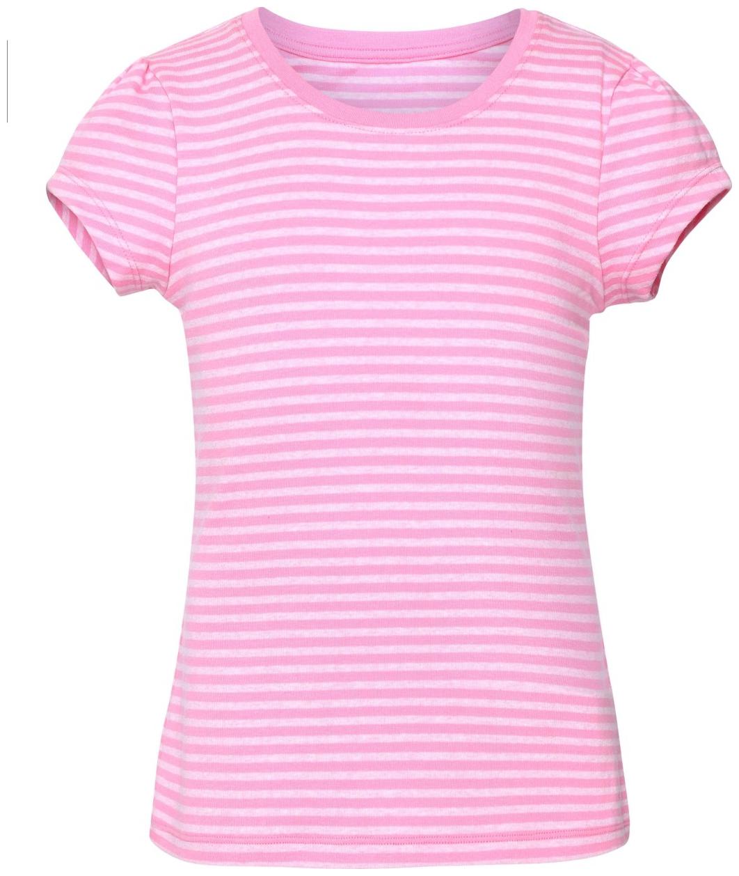 

Jockey Girl Cotton Striped Top T shirt - Pink