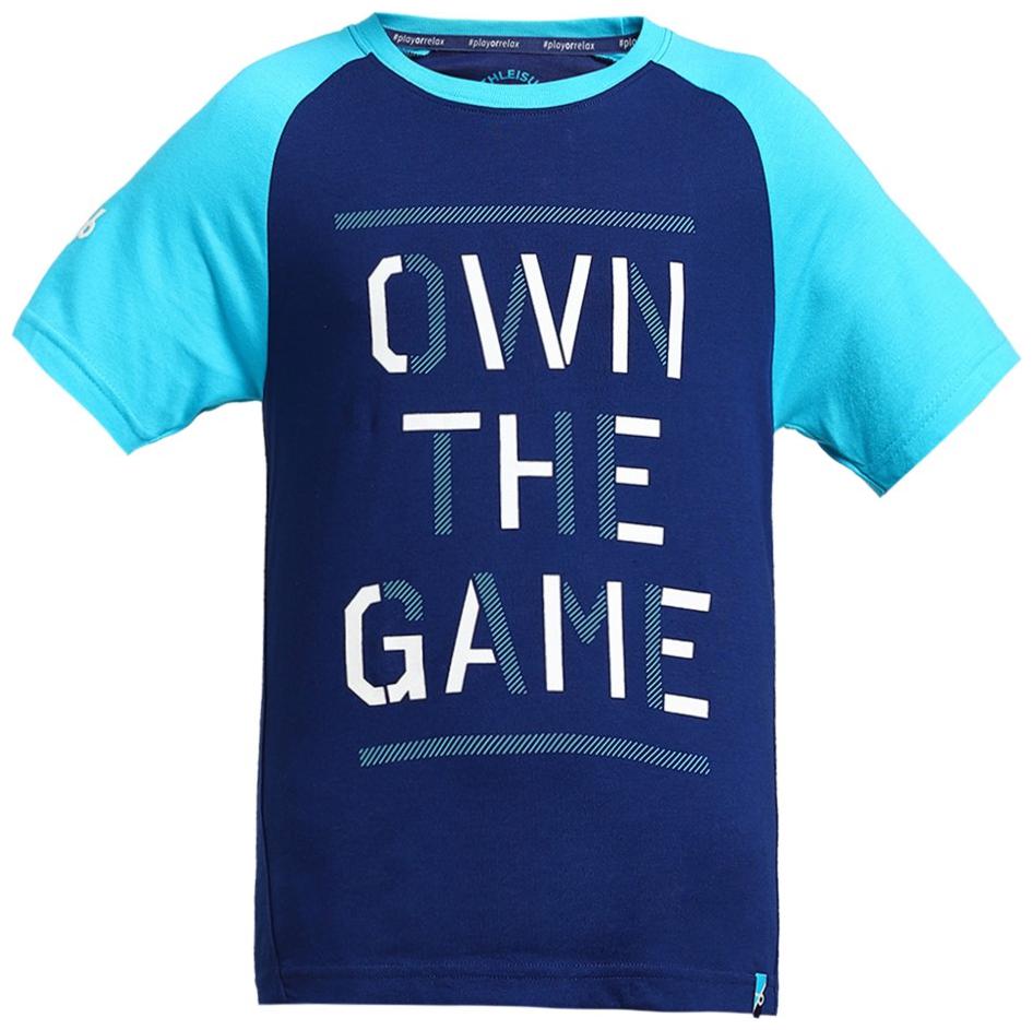

Jockey Boy Cotton Printed T-shirt - Blue