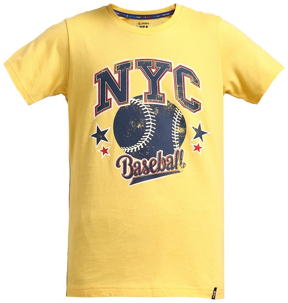 

Jockey Boy Cotton Printed T-shirt - Yellow