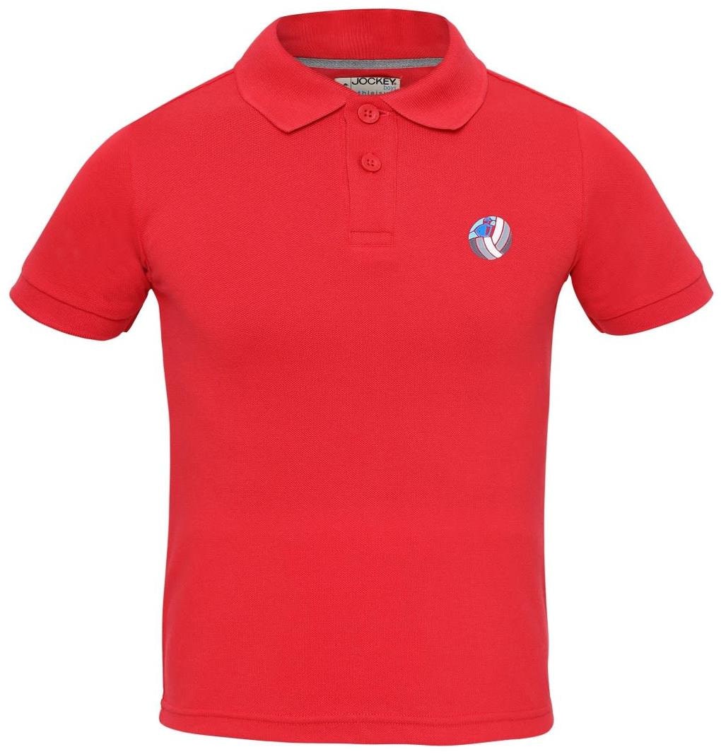

Jockey Boy Cotton Solid T-shirt - Red