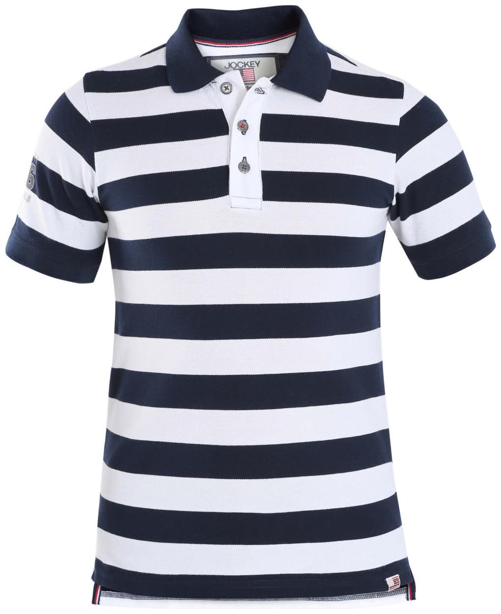 

Jockey Boy Cotton Striped T-shirt - Blue White