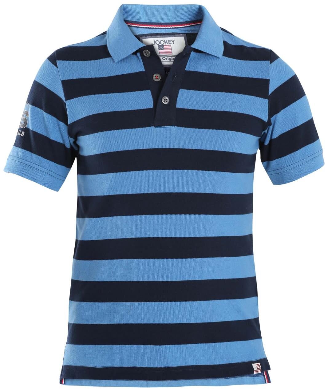 

Jockey Boy Cotton Striped T-shirt - Blue
