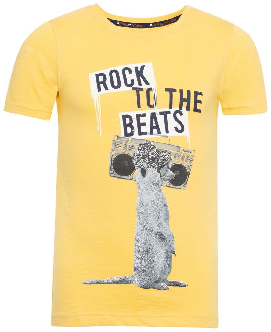 

Jockey Boy Cotton Printed T-shirt - Yellow
