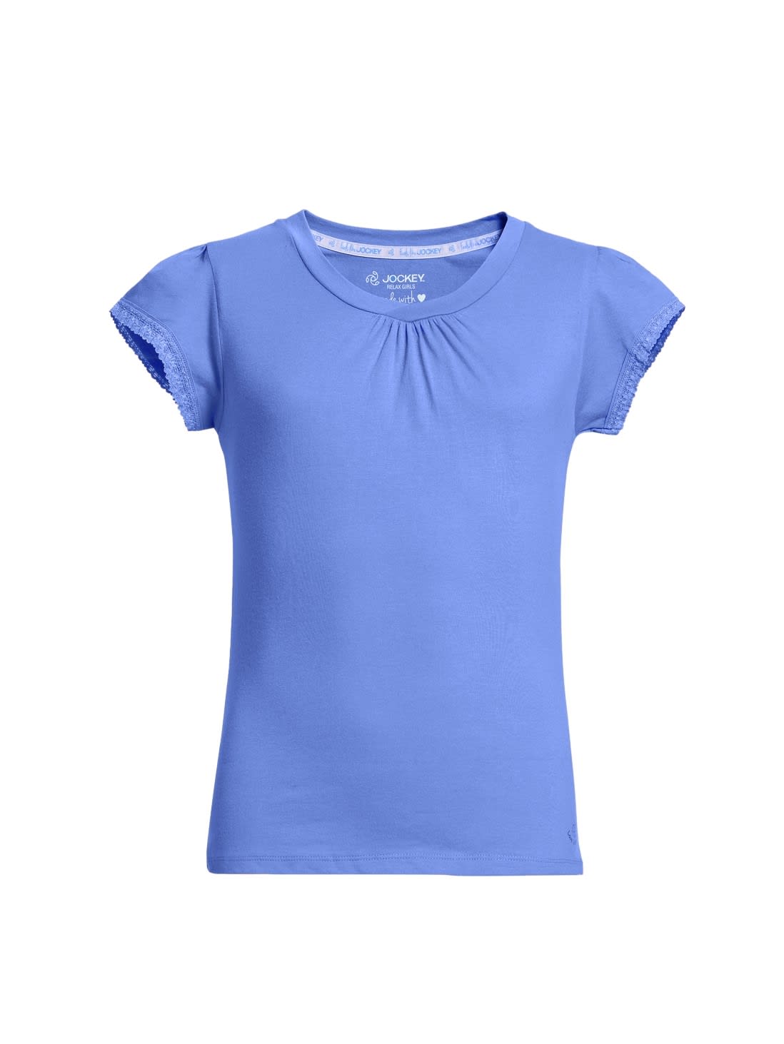 

Jockey Girl Cotton Solid T shirt - Blue
