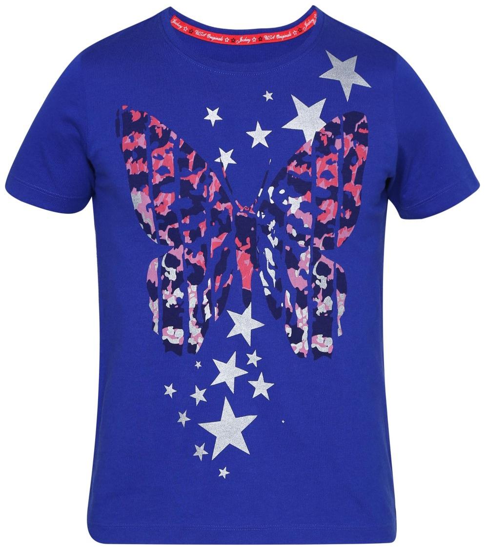 

Jockey Girl Cotton Solid Top T shirt - Blue