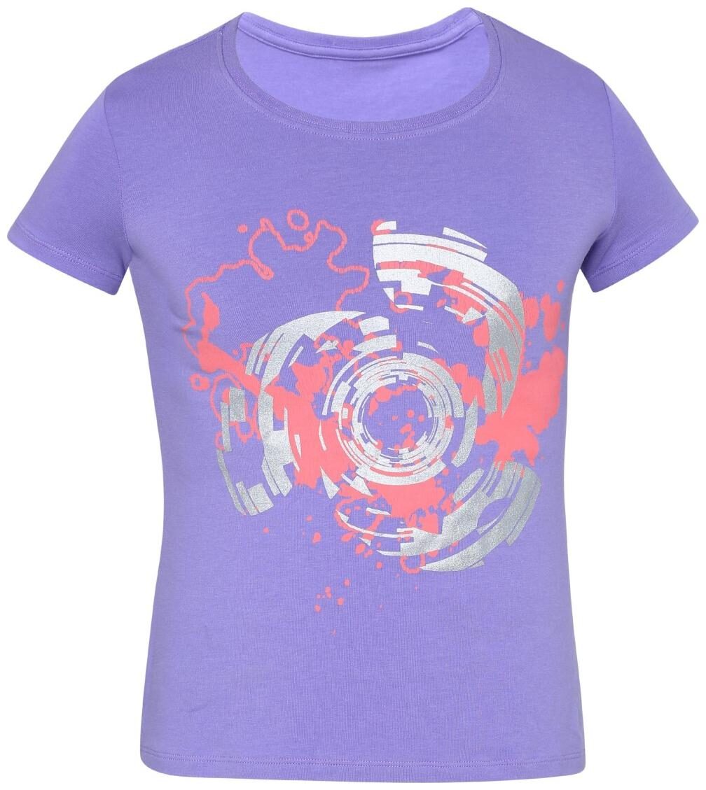 

Jockey Girl Cotton Printed Top T shirt - Purple
