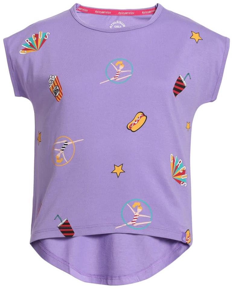 

Jockey Girl Blended Printed T shirt - Purple
