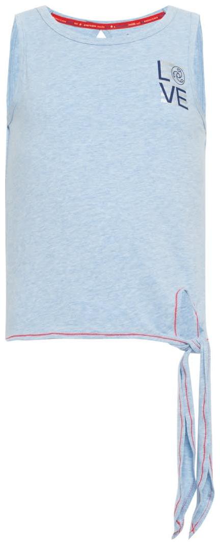 

Jockey Girl Cotton Printed Top - Blue