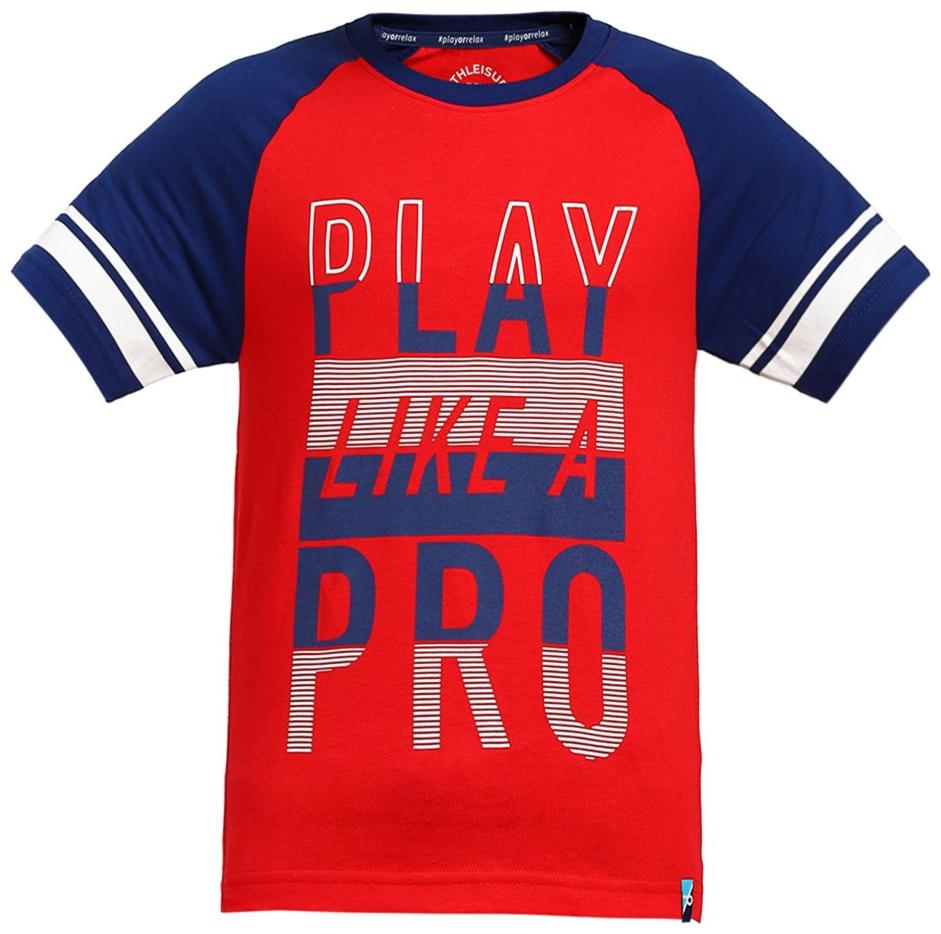 

Jockey Boy Cotton Printed T-shirt - Red
