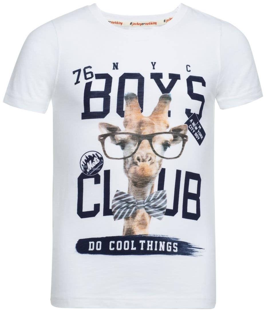 

Jockey Boy Cotton Printed T-shirt - White