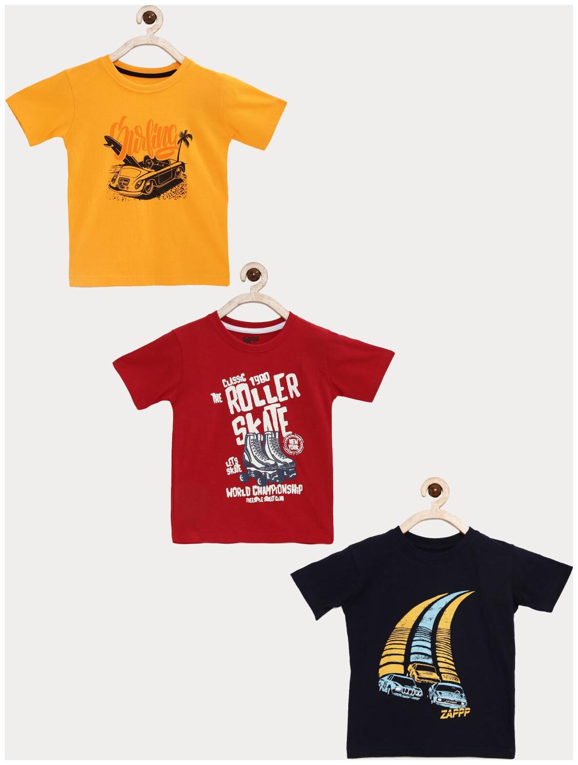 

Joven Boy Cotton Printed T-shirt - Multi