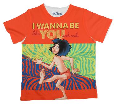 

Jungle Book Boy Polyester Solid T-shirt - Orange