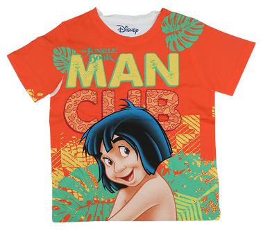 

Jungle Book Boy Polyester Solid T-shirt - Orange