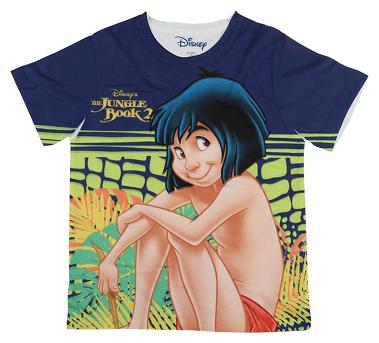 

Jungle Book Boy Polyester Solid T-shirt - Blue