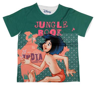 

Jungle Book Boy Polyester Solid T-shirt - Green
