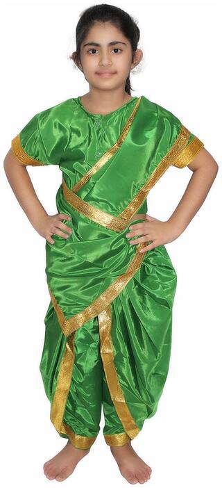 Buy Kaku Fancy Dresses Marathi Girl Lavni Folk Dance Costume For Kids Green 2 3 Years Online At Low Prices In India Paytmmall Com Order from our new 2020 collection now. kaku fancy dresses