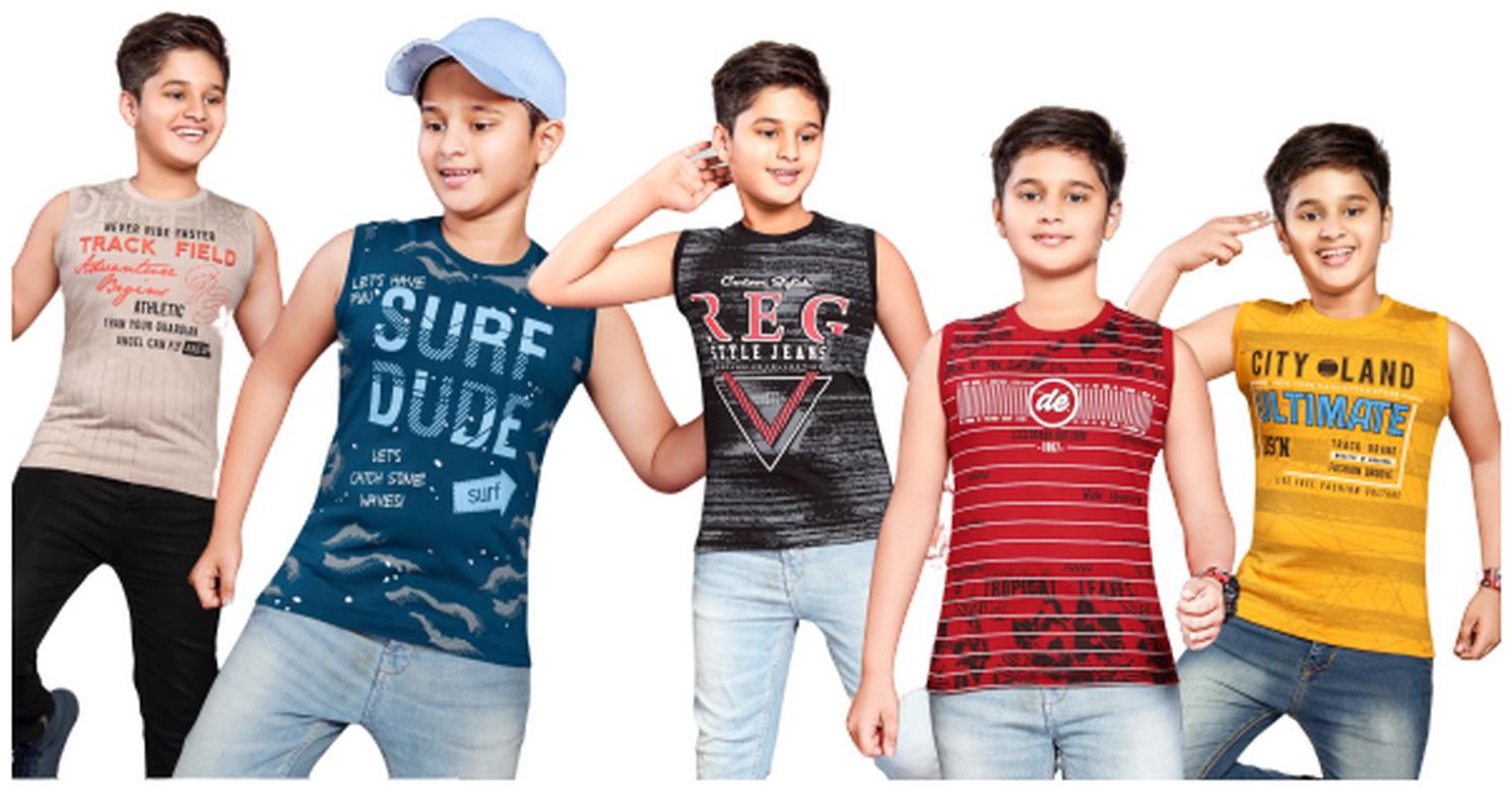 

Kavin Boy Cotton blend Printed T-shirt - Multi