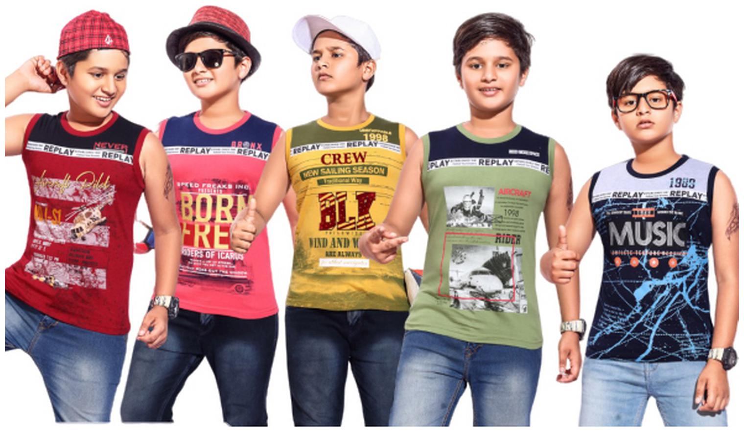 

Kavin Boy Cotton blend Printed T-shirt - Multi