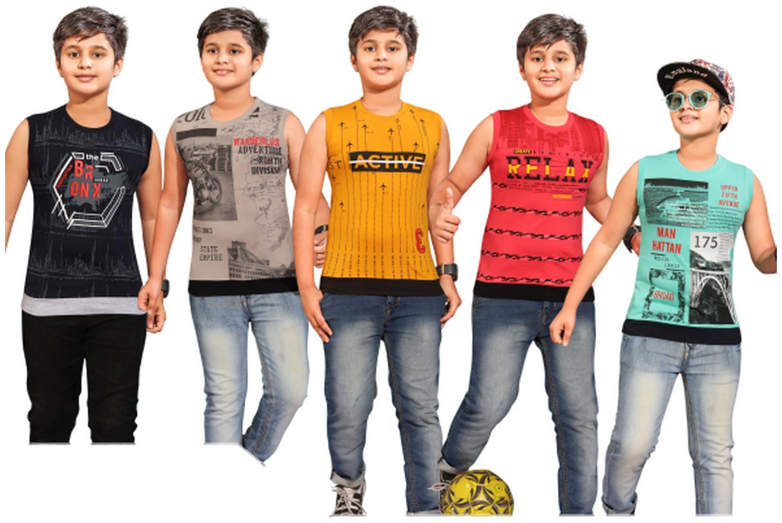 

Kavin Boy Cotton blend Printed T-shirt - Multi